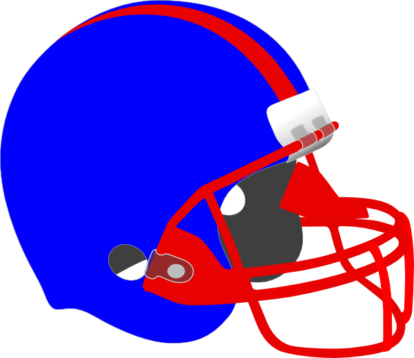 Football Helmet Clip Art At Clker - Helmet And Football Drawing - Transparent PNG Free Download