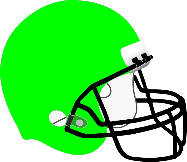 Green Football Helmet Clipart - Transparent PNG Free Download