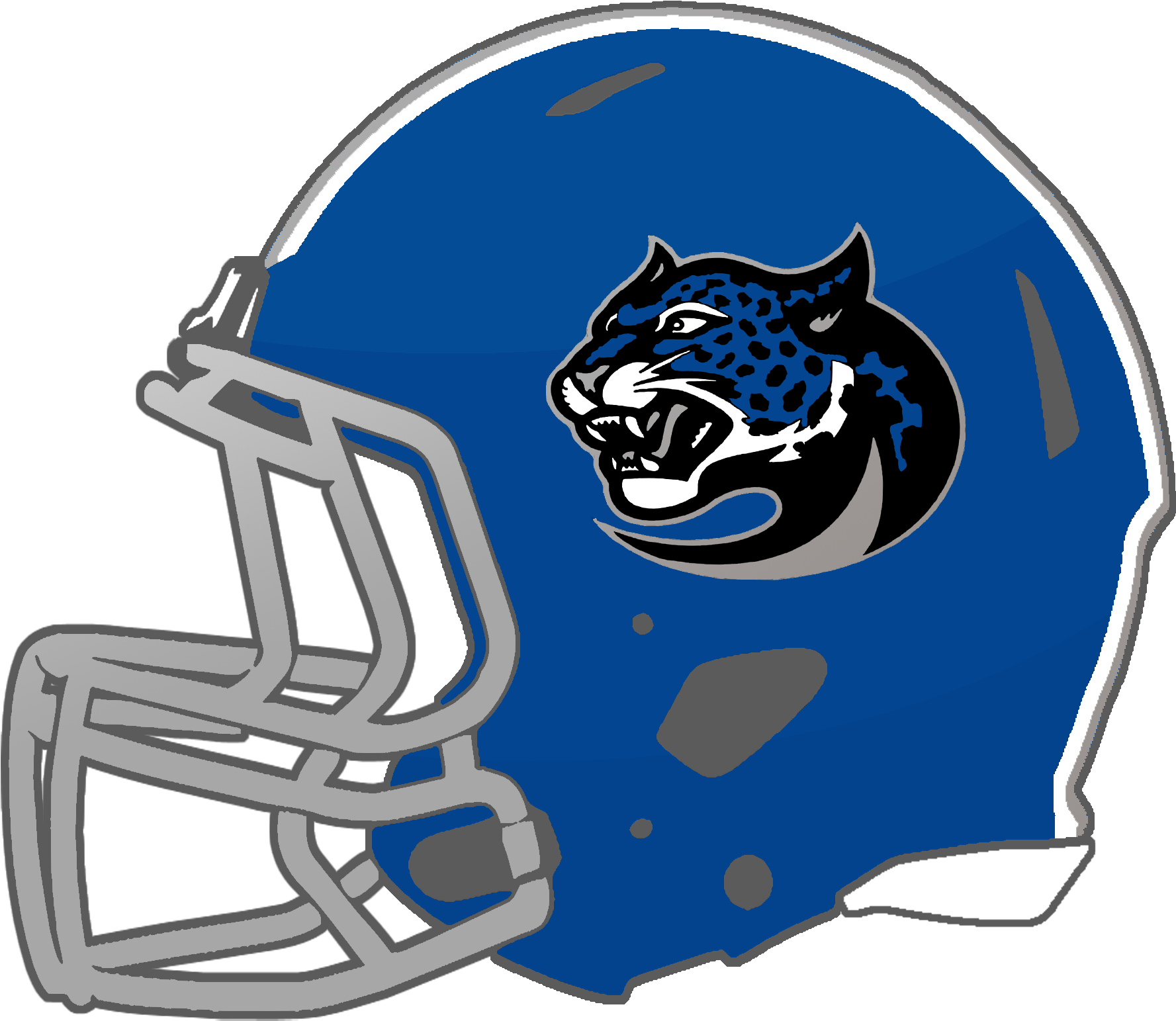 Jeff Davis County Jaguars - Football Helmet - Transparent PNG Free Download
