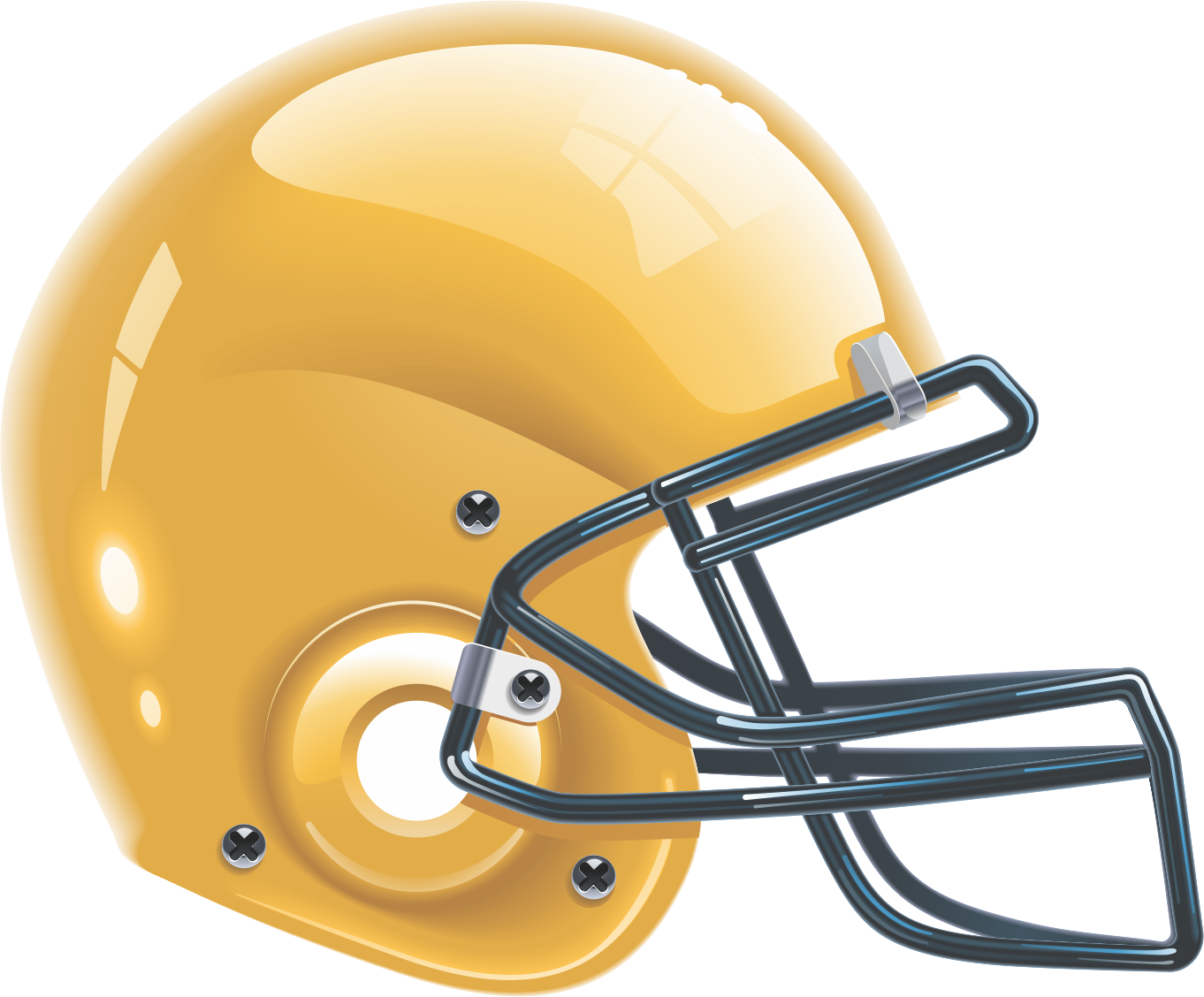 Football Helmet Clip Art At Clker - American Football - Transparent PNG Free Download