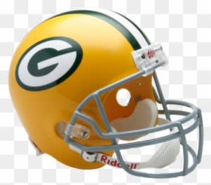 Helmet Clipart Green Bay Packers - Green Bay Packers Football Helmet - Transparent PNG Free Download