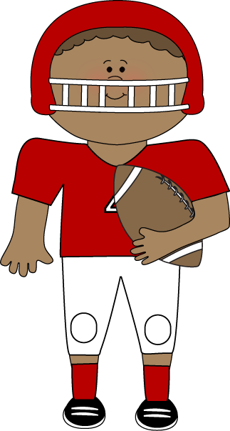 Kids Football Clipart - Playing American Football Clipart - Transparent PNG Free Download