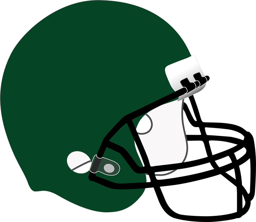 Smurf Clipart 22, Buy Clip Art - Green And Black Football Helmet - Transparent PNG Free Download