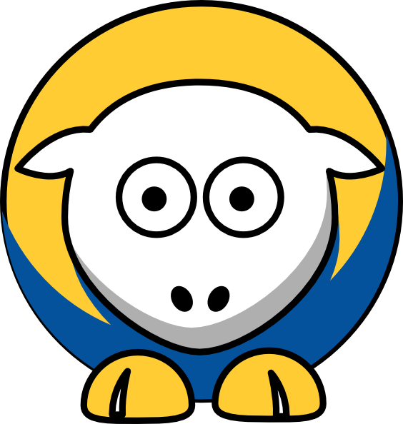 Sheep Golden State Warriors Team Colors Clip Art At - College Football - Transparent PNG Free Download