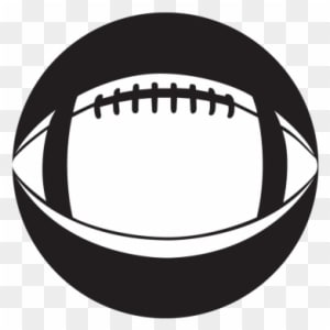 American Football Monochrome Glass Gobo - Football With Bow Svg - Transparent PNG Free Download