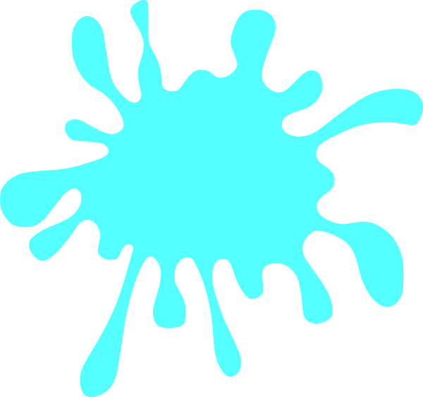 Blue Splat Clip Art At Clker - Blacksburg High School Football - Transparent PNG Free Download