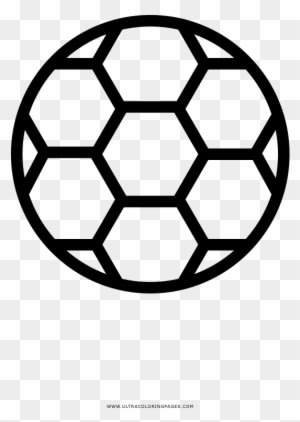 Soccer Coloring Page - Football Outline - Transparent PNG Free Download