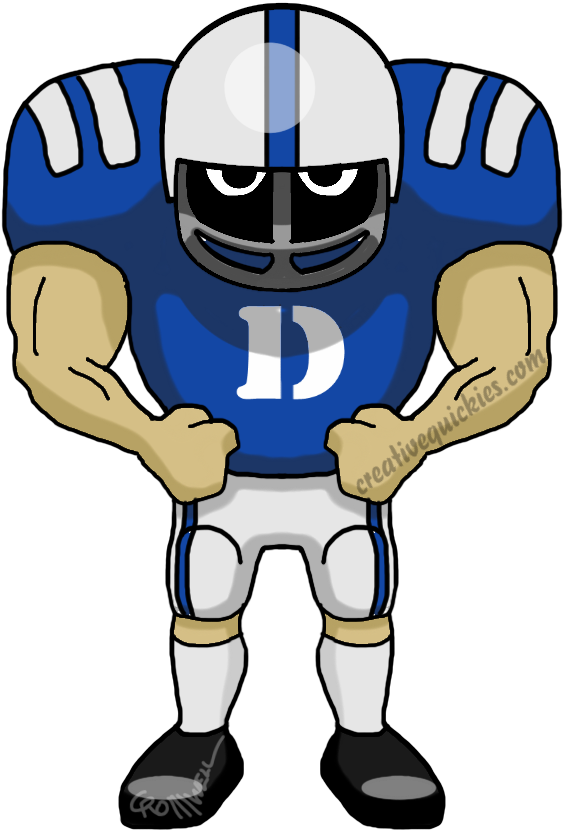 Durham North Carolina Duke University Blue Devils - Dallas Cowboy Football Player Clipart - Transparent PNG Free Download