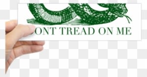Dont Tread On Me Gadsden Flag Libertarian Merch - Bumper Sticker I Love Soccer Football Futbol - Transparent PNG Free Download