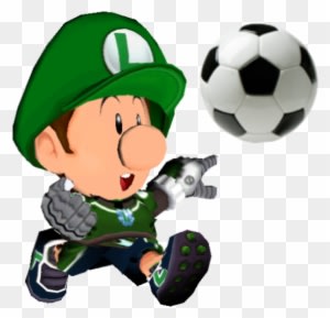 Baby Luigi Strikers Charged By Babyluigionfire - Equipments Used In Football - Transparent PNG Free Download