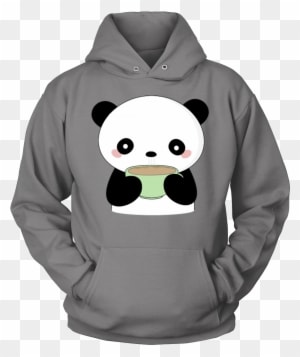Kawaii Coffee Panda T-shirt - Hardcore Carolina Football Fan Pullover Hoodie - Transparent PNG Free Download