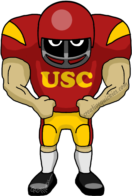 Los Angeles Southern California Trojans - Dallas Cowboy Football Player Clipart - Transparent PNG Free Download