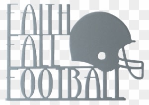 Faith Fall And Football Football Wreath Fall Wreath - Football Helmet - Transparent PNG Free Download