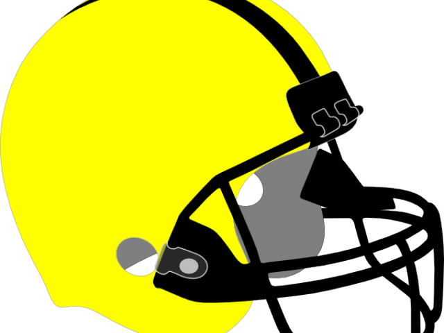 Helmet Clipart Yellow Helmet - Helmet And Football Drawing - Transparent PNG Free Download