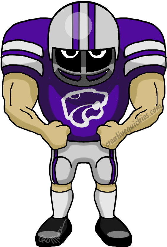 Manhatten Kansas State Wildcats - Dallas Cowboy Football Player Clipart - Transparent PNG Free Download