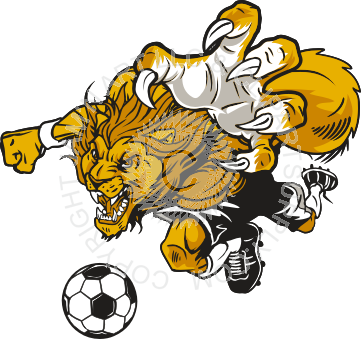 Lion Clipart Soccer - Football Logos With Lion - Transparent PNG Free Download