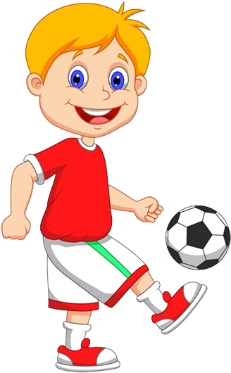 Across The Lake - Football Player Cartoon - Transparent PNG Free Download
