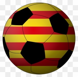 Football Catalonia - Red Yellow Football Png - Transparent PNG Free Download
