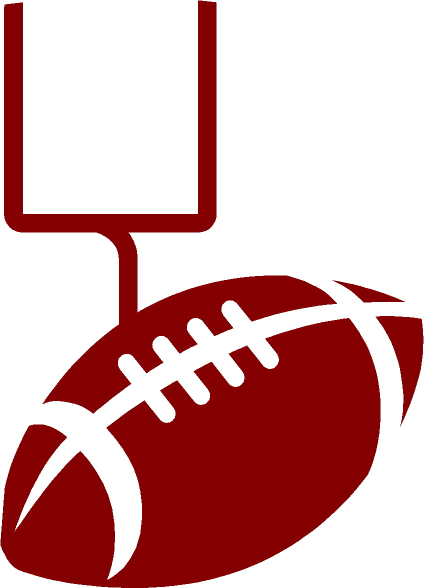 Powder Puff Football Clipart - Football 1st Birthday Yard Sign - Transparent PNG Free Download