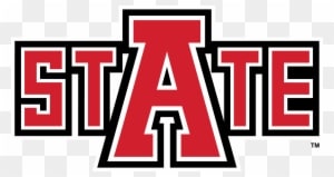 2-color State Mark For Light Background - Arkansas State University Red Wolves Football - Transparent PNG Free Download