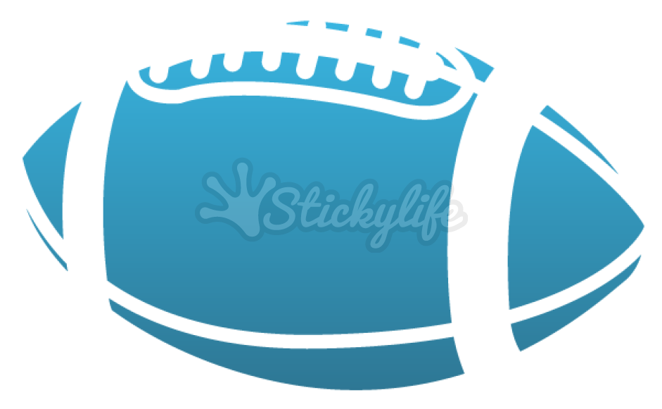 Football Decal - Powder Puff Football Clipart - Transparent PNG Free Download