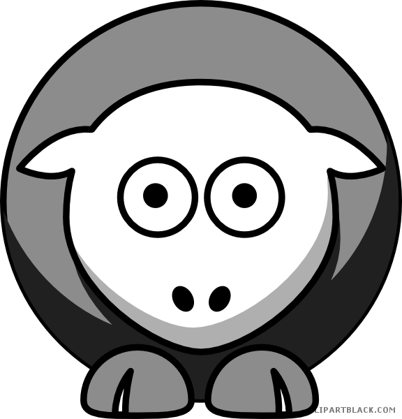 Sheep Animal Free Black White Clipart Images Clipartblack - College Football - Transparent PNG Free Download