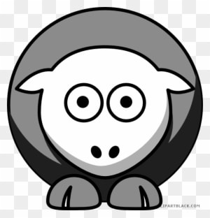 Sheep Animal Free Black White Clipart Images Clipartblack - College Football - Transparent PNG Free Download