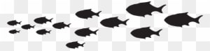 Fish Passage Silhouette Png Clip Art Imageu200b Gallery - Clip Art School Of Fish - Transparent PNG Free Download