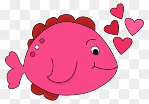 Cute Valentine\'s Day Fish Clip Art Cute Valentine\'s - Valentine Fish Clipart - Transparent PNG Free Download