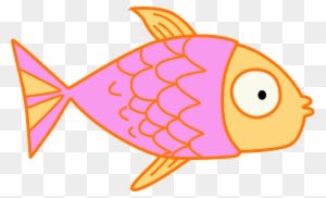 Fish Kids Clip Art Pink Cartoon Educational Cute - Fish Cartoon Transparent Background - Transparent PNG Free Download
