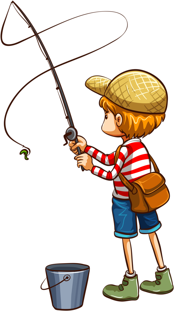 Pescaria Pescaria Clip Art, Fish And Pine Cone Crafts - Boy Fishing Clipart - Transparent PNG Free Download