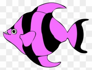 Free Tropical Fish Clipart Image - Purple Fish Clip Art - Transparent PNG Free Download
