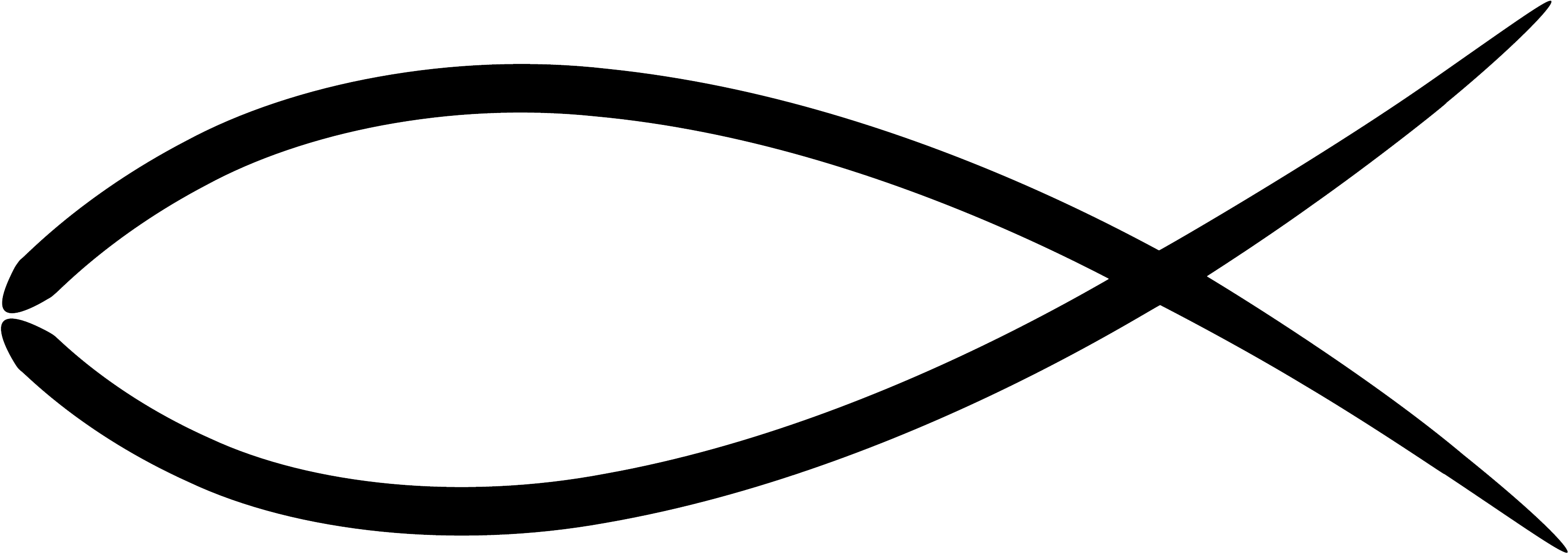 Clip Art Of Jesus Fish - Christian Fish Symbol - Transparent PNG Free Download