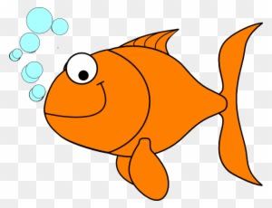 Exclusive Ideas Gold Fish Clip Art Goldfish At Clker - Fish Clip Art - Transparent PNG Free Download