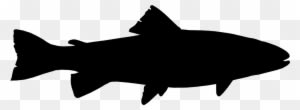 Fish Black Fishing Silhouette Trout - Got Fish? Shower Curtain - Transparent PNG Free Download