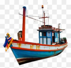 Cartoon Fishing Boat Png Png Images - Boat For Fishing Png - Transparent PNG Free Download