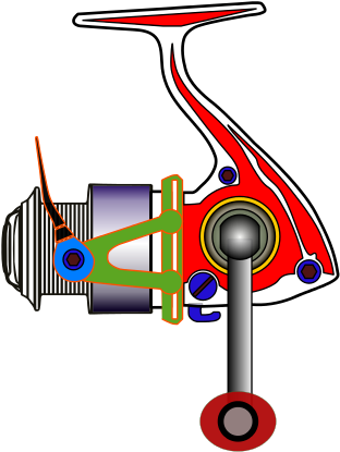 Free Spinning Reel - Fishing Reel - Transparent PNG Free Download