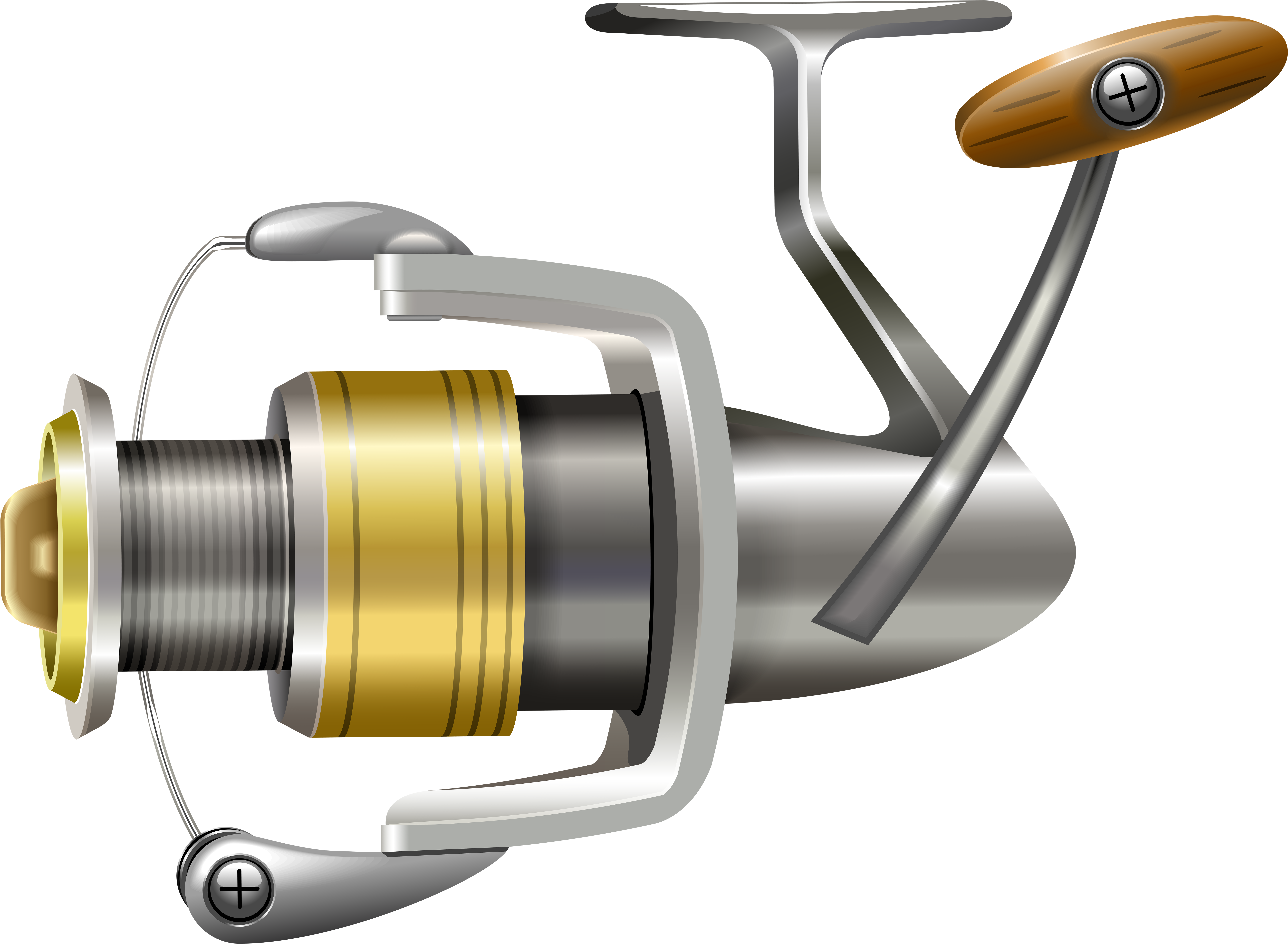 Fishing Reel Png Clip Art - Fishing Reel Clip Art - Transparent PNG Free Download