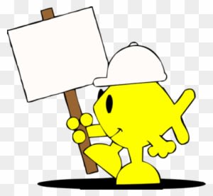 Picket Sign Clip Art - Picketing Fish - Transparent PNG Free Download