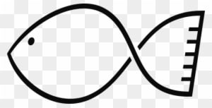 Bible Fish Silhouette Public Domain Vectors - Fish Silhouette - Transparent PNG Free Download