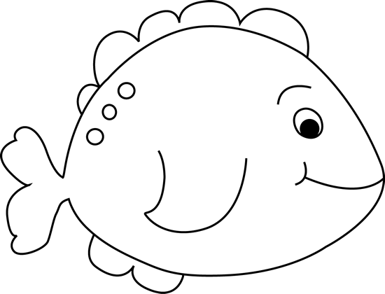 Black And White Little Fish Clip Art - Fish Black And White - Transparent PNG Free Download