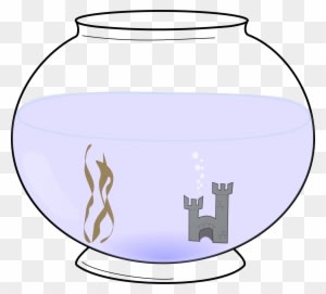 Fish Bowl Clipart - Fish Bowl Clip Art - Transparent PNG Free Download