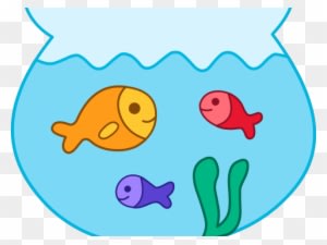 Fish Bowl Clipart Border - Fish In Bowl Clipart - Transparent PNG Free Download