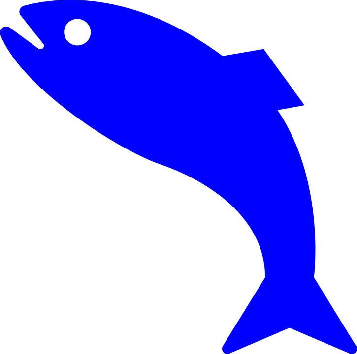 Blue Fish Clip Art - Fish Blue Clip Art - Transparent PNG Free Download