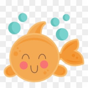Happy Fish Svg Cutting Files For Scrapbooking Fish - Png Fish Cute Clipart - Transparent PNG Free Download