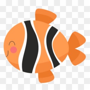 Clown Fish Svg Cutting Files For Scrapbooking Fish - Cute Small Fish Clipart - Transparent PNG Free Download
