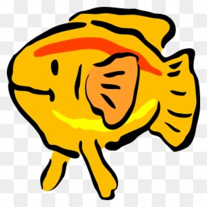 Water, Yellow, Cartoon, Fish, Free, Swim - Ugly Fish Clip Art - Transparent PNG Free Download
