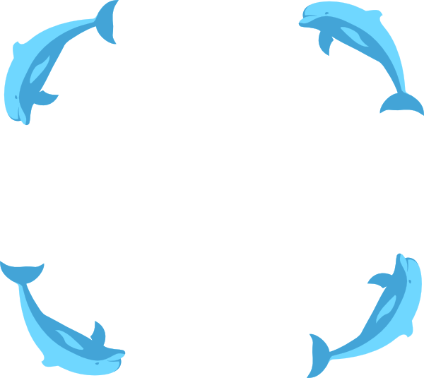 Fish Border For Word - Transparent PNG Free Download