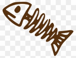 Bonefish Clip Art - Fish Bone Cartoon - Transparent PNG Free Download