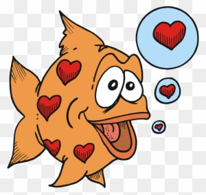 Clipart Info - Fishing Valentines - Transparent PNG Free Download